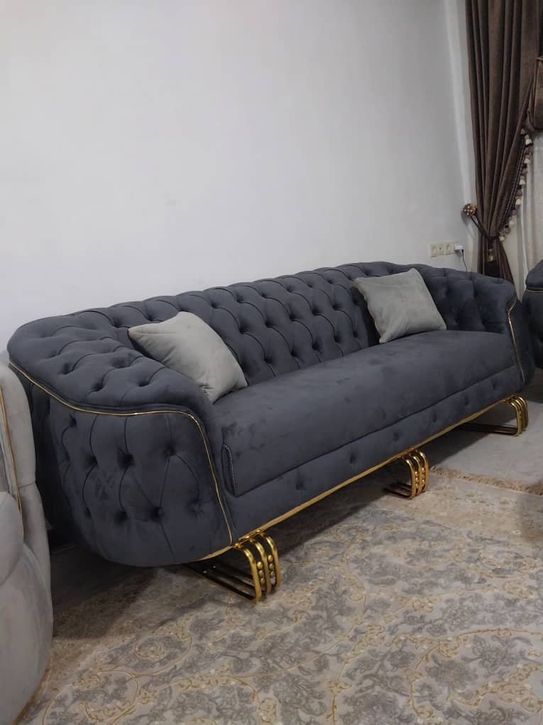 مبل راحتی چستر مدل لاوین ۸نفره کلاف روسی
